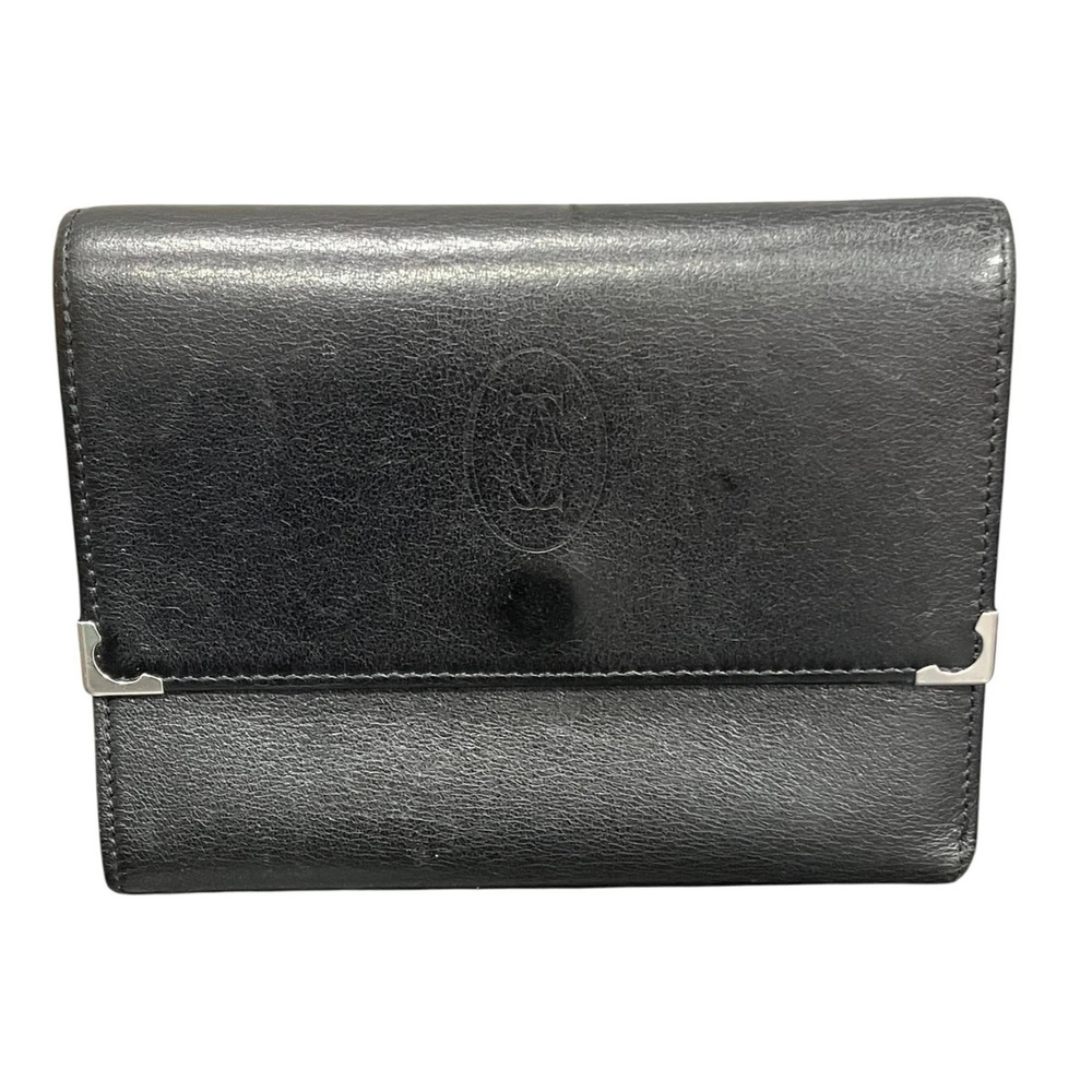 Cartier trifold wallet, leather